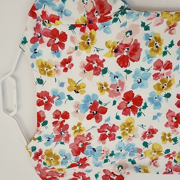 NWT Joules short floral 100% cotton short sleeve dress size 2 - Picture 7 of 9
